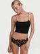 Мережевні Трусики Victoria's Secret Lace Hip Hugger Panty Black Floral &mdash; фото , вигляд з різних ракурсів