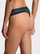 Трусики стрінги Victoria's Secret Cotton Logo Cotton Thong Panty Dress Blues &mdash; фото , вигляд з різних ракурсів