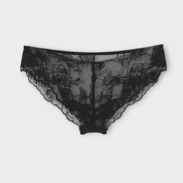 Трусики бразиліани Victoria's Secret Very Sexy Rose Lace Tanga Panty &mdash; основне фото товару, вигляд спереду