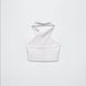 Топ жіночий Zara White Crossed Halter Top, Білий, S