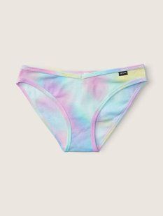 Трусики Victoria&rsquo;s Secret Multi-color Ombre Blur Ribbed Bikini Panty 26535190 фото