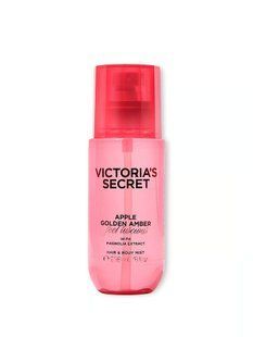 Спрей для тіла Victoria's Secret Apple Golden Amber Hair & Body Mist &mdash; основне фото товару, вигляд спереду
