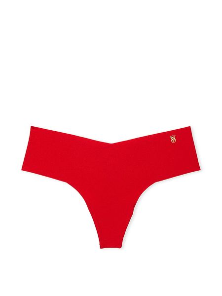 Безшовні трусики Victoria's Secret No-Show Thong Red 26523307 фото