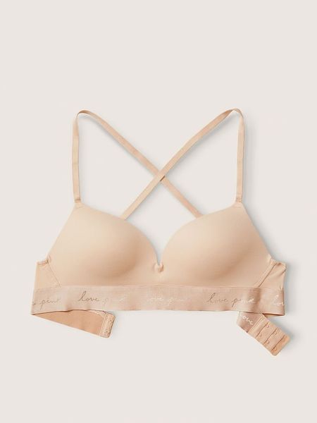 Бюстгальтер Безшовний Victoria's Secret PINK Wear Everywhere Wireless Push-Up Bra 26479321 фото