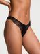 Трусики стрінги Victoria's Secret Very Sexy Rose Lace-Trim High-Leg Thong Panty &mdash; фото , вигляд з різних ракурсів