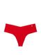 Безшовні трусики Victoria's Secret No-Show Thong Red, Червоний, S