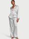 Сатинова піжама Victoria's Secret Glazed Satin Dew Drop Long Pajama Set &mdash; фото , вигляд з різних ракурсів