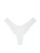 Трусики стринги Victoria's Secret Very Sexy Rose Lace-Trim High-Leg Thong Panty White  26914585 фото 3