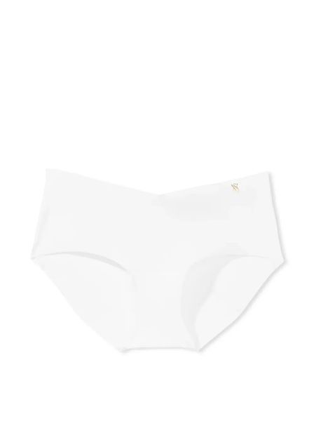 Бавовняні Трусики Victoria's Secret No Show Hiphugger Panty White &mdash; основне фото товару, вигляд спереду