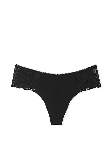 Трусики стрінги Victoria's Secret No-Show Lace Thong Panty 26602957 фото