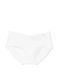 Бавовняні Трусики Victoria's Secret No Show Hiphugger Panty White &mdash; фото , вигляд з різних ракурсів