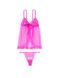 Комплект пеньюар & трусики Victoria's Secret Babydoll Set Very Sexy, Рожевий, S