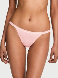 Трусики бікіні Victoria's Secret Stretch Cotton String Bikini Panty &mdash; основне фото товару, вигляд спереду