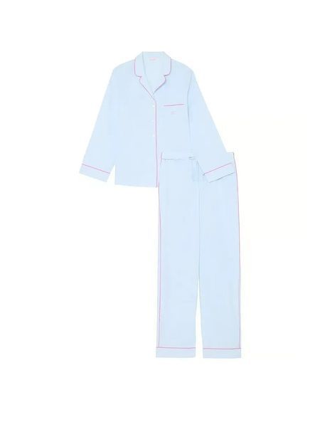 Піжама Victoria's Secret Heritage Cotton Long Pajama Set &mdash; основне фото товару, вигляд спереду