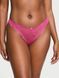 Піжама з шортиками Victoria's Secret Satin Heart Short Pajama Set + Трусики стрінги Victoria's Secret Dream Angels Lace Thong &mdash; фото , вигляд з різних ракурсів
