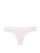 Хлопковые трусики стринги Victoria's Secret Logo Cotton Thong Panty White & Pink Hearts 26987587 фото 3