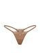 Трусики стрінги Victoria's Secret Lace Trim Cotton Lace-Trim Itsy V-String Panty Praline &mdash; фото , вигляд з різних ракурсів