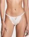 Трусики Victoria&rsquo;s Secret Shine Strap Lace Cheeky Panty Coconut White &mdash; фото , вигляд з різних ракурсів