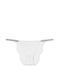 Трусики Victoria&rsquo;s Secret Shine Strap Lace Cheeky Panty Coconut White &mdash; фото , вигляд з різних ракурсів