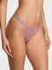 Трусики стрінги Victoria's Secret Shine Strap Lace Thong Panty &mdash; фото , вигляд з різних ракурсів