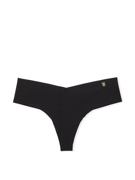 Трусики Victoria&rsquo;s Secret No-Show Thong Black 26839231 фото