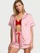 Піжама з шортиками Victoria's Secret Satin Heart Short Pajama Set + Лосьйон для Тіла Natural Beauty Vanilla Bean & Macadamia &mdash; фото , вигляд з різних ракурсів