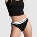 Бавовняні Трусики Victoria's Secret PINK Retro Logo High Waist Bikini Panty &mdash; фото , вигляд з різних ракурсів