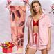 Піжама з шортиками Victoria's Secret Satin Heart Short Pajama Set + Лосьйон для Тіла Natural Beauty Vanilla Bean & Macadamia &mdash; фото , вигляд з різних ракурсів