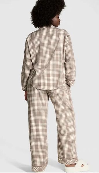 Піжама Фланель Victoria's Secret & PINK Long Pajama Set &mdash; основне фото товару, вигляд спереду