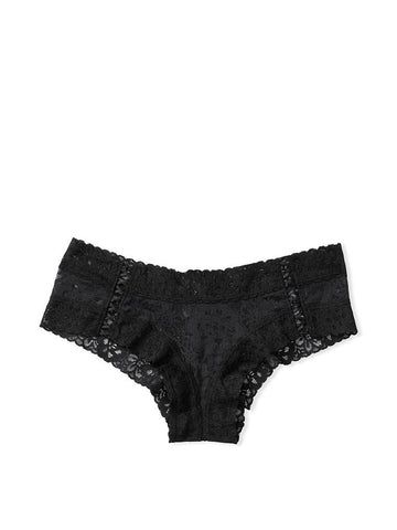 Трусики чікі Victoria's Secret Floral Lace Cheeky Panty 26278091 фото