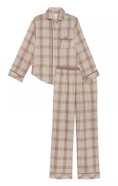 Піжама Фланель Victoria's Secret & PINK Long Pajama Set &mdash; основне фото товару, вигляд спереду