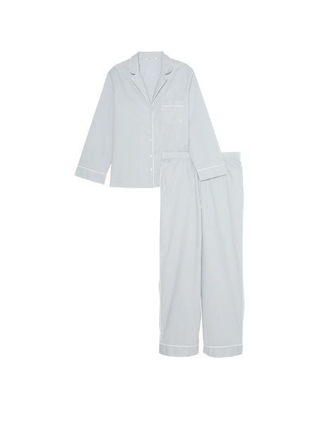 Піжама Котонова Victoria's Secret Heritage Cotton Long Pajama Set &mdash; основне фото товару, вигляд спереду