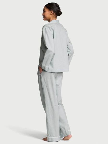 Піжама Котонова Victoria's Secret Heritage Cotton Long Pajama Set &mdash; основне фото товару, вигляд спереду