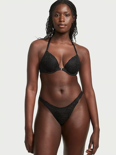 Трусики бразилианы Victoria's Secret The Lacie Lace Brazilian 26826034 фото