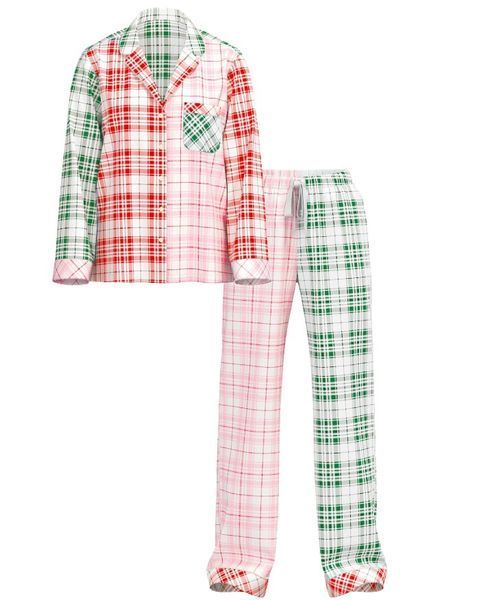 Фланелева піжама Victoria's Secret Flannel Long Pajama Set &mdash; основне фото товару, вигляд спереду