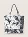 Пляжна сумка PINK Victoria's Secret Cotton Beach Tote, Сірий, One size