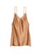 Пеньюар Victoria's Secret Satin Plunge Button Side Slip, Бежевий, S