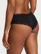 Трусики чики Victoria's Secret Cotton Lace-Waist Cheeky Panty Black 27272131 фото 2