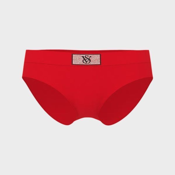 Трусики хіпстери Victoria's Secret Cotton Logo Cotton Shine Patch Hiphugger Panty &mdash; основне фото товару, вигляд спереду