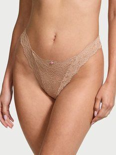 Трусики бразилианы Victoria's Secret Dream Angels Lace Brazilian Panty 26875423 фото