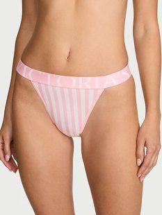 Трусики Victoria&rsquo;s Secret Logo Cotton Exploded Logo Cotton 90s Brief Panty 27263958 фото