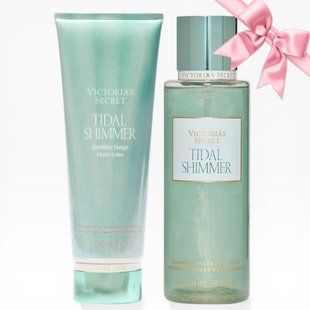 Набор Victoria's Secret Tidal Shimmer Fragrance Mist + Lotion 1609/1605 фото