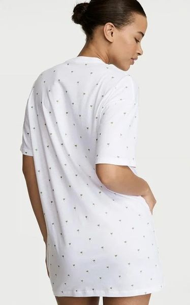 Ночная сорочка Victoria's Secret 100% Cotton Sleep Tee 27303711 фото