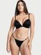 Бюстгальтер Victoria's Secret Push-Up Plunge Bra Black, Чорний, 34, B