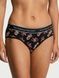 Трусики хіпстери Victoria's Secret Cotton Logo Cotton Hiphugger Panty Black Candy Canes &mdash; фото , вигляд з різних ракурсів