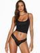 Трусики стринги Victoria's Secret Black Lace Thong Panty 24638977 фото 1