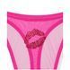 Комплект белья Victoria's Secret Very Sexy Sheer Shine Motif Unlined Low-Cut Demi Bra Fuchsia Frenzy + Трусики-стринги Fuchsia Frenzy 27178869D фото 4
