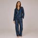 Піжама Сатинова Victoria's Secret Signature Satin Long Pajama Set Blue Pegasus  &mdash; фото , вигляд з різних ракурсів