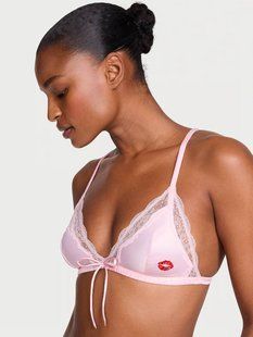 Бюстгальтер Victoria's Secret Tease Satin Kiss Triangle Bralette 27178870D фото