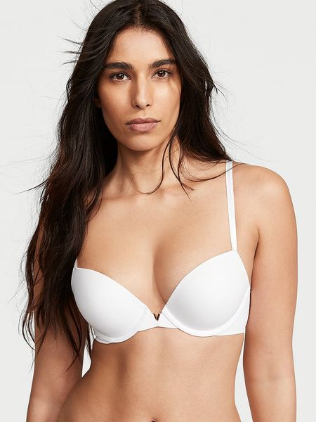 Бюстгальтер Victoria's Secret Push-Up Plunge Bra White 26430129 фото